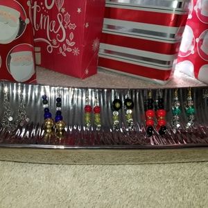 Colorful variety of earrings for $5 each